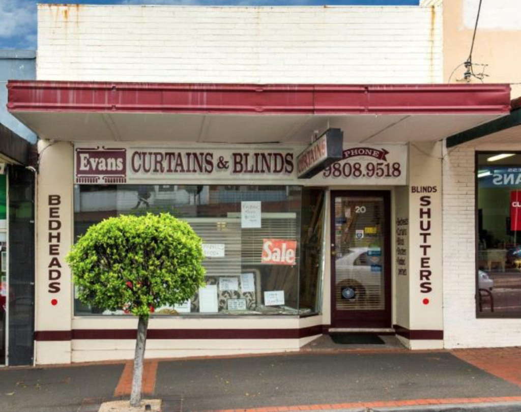 Evans Curtains and Blinds shop